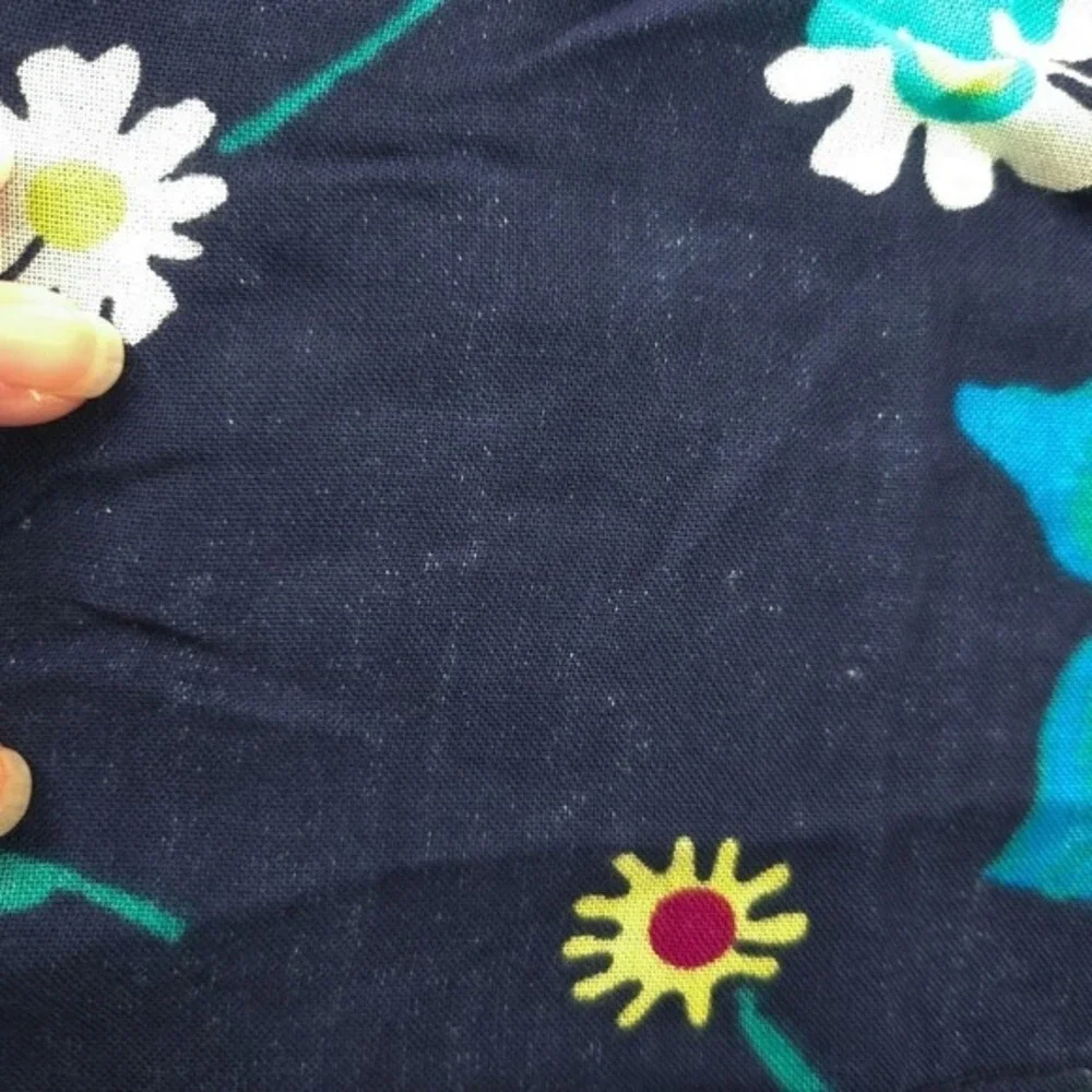 Vera Bradley Blue Floral Moonlight Garden Fringe Scarf & Petite Paisley Socks